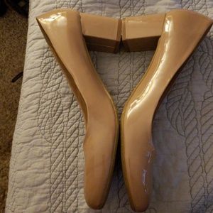 Tan pumps